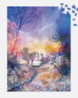 Enchanted Snowfall Puzzle – 1000 Piece Winter Jigsaw for Adults & Families