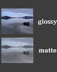 Bonneville Salt Flats Photography Print – Utah Landscape Wall Art, Nature Reflection Photo, Desert Lake Home Decor