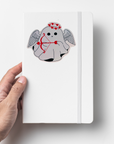 Cupid Ghost Valentine Sticker – Cute Glossy Vinyl Waterproof Decal for Laptops, Water Bottles, Journals & Romantic Gifts
