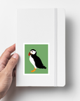 Atlantic Puffin Glossy Vinyl Sticker | Cute Seabird Waterproof Decal for Laptops, Water Bottles & Journals