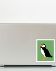 Atlantic Puffin Glossy Vinyl Sticker | Cute Seabird Waterproof Decal for Laptops, Water Bottles & Journals