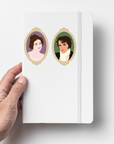 Elizabeth Bennet & Mr. Darcy Sticker Set – Pride and Prejudice Jane Austen Vinyl Stickers for Book Lovers & Literary Fans