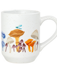 Mushroom Coffee Mug – Ceramic Cottagecore Cup with Colorful Fungi Design