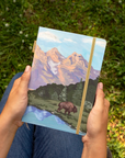 Mountain Lined Journal – Nature Notebook with Scenic Landscape Cover