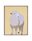 Sheep Art Print – Rustic Farmhouse Animal Wall Art for Country & Cottage Décor