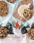Christmas Cabin Kitchen Towel – Cozy Christmas Tea Towel