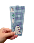 Highland Cow, Puffin & Bagpiper Ghost Bookmarks – Cute Scottish Themed Reading Accessories for Book Lovers