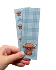 Highland Cow, Puffin & Bagpiper Ghost Bookmarks – Cute Scottish Themed Reading Accessories for Book Lovers