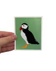 Atlantic Puffin Glossy Vinyl Sticker | Cute Seabird Waterproof Decal for Laptops, Water Bottles & Journals