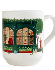 Bookshop Coffee Mug – Ceramic Book Lover Cup with Cozy Bookstore Design