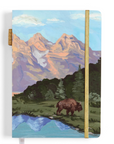 Mountain Lined Journal – Nature Notebook with Scenic Landscape Cover