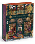 The Gilded Spine 1000 Piece Foil Puzzle – Cozy Gothic Bookstore Jigsaw for Book Lovers