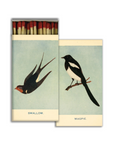 Decorative Matches – Swallow & Magpie Bird Matchbox for Candles & Home Décor