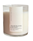 Orchid Blooms & Sea Salt Soy Wax Candle | Hand-Poured 9oz Candle – Fresh Floral & Coastal Scent for Relaxation and Home Décor