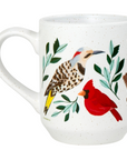 Bird Coffee Mug – Ceramic Cup with Colorful Songbird & Woodland Design