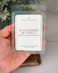 Blackberries & Vanilla Wax Melt | Handcrafted 2oz Soy Wax Melt – Sweet Fruity & Creamy Aroma for Warmers and Home Fragrance