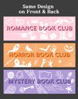 Book Club Bookmarks – Romance, Sci-Fi, Fantasy, Horror & Mystery Bookmarks for Readers and Book Lovers