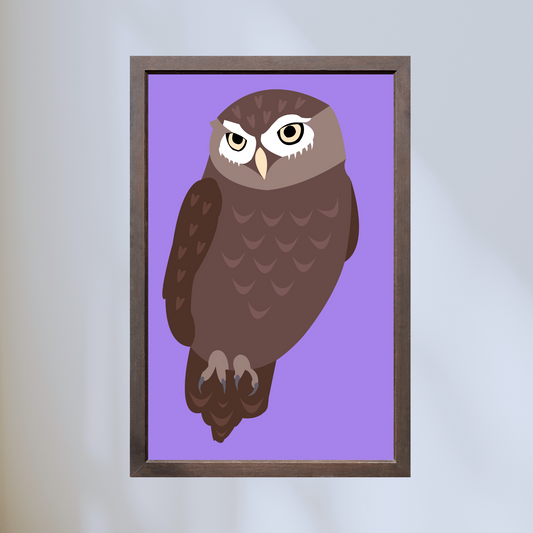 Onyx the Owl Art Print