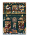 The Gilded Spine 1000 Piece Foil Puzzle – Cozy Gothic Bookstore Jigsaw for Book Lovers