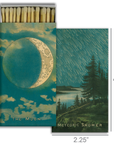 Decorative Matches – Moon & Meteoric Shower Celestial Matchbox for Candles & Home Décor