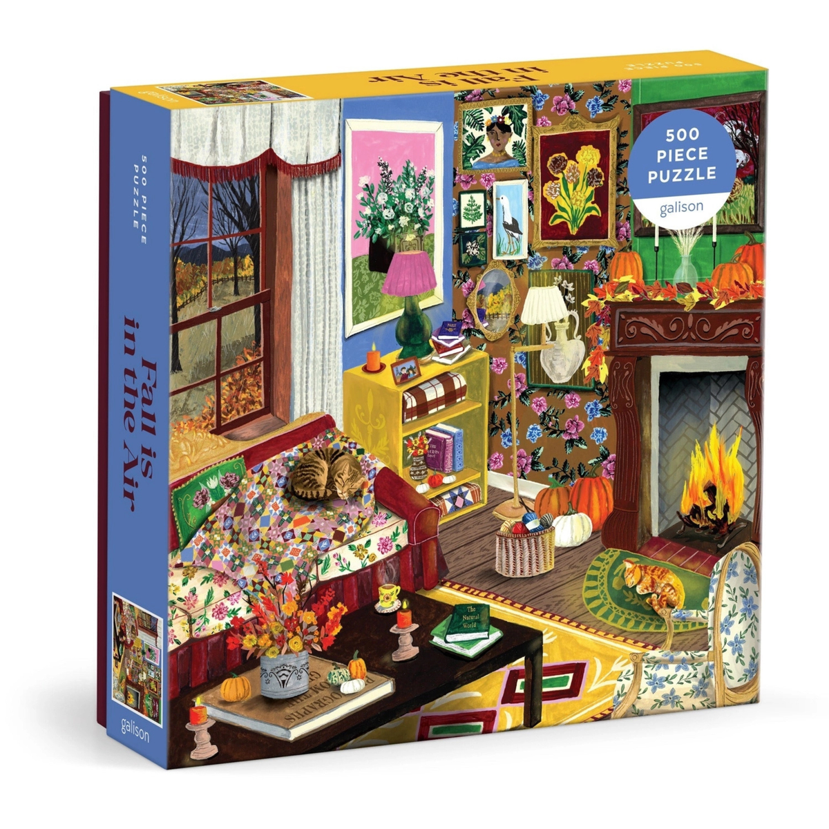 Fall Is in the Air 500 Piece Puzzle – Cozy Autumn Jigsaw by Galison