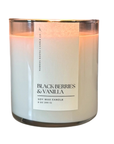 Blackberries & Vanilla Soy Wax Candle | Hand-Poured 9oz Aromatherapy Candle by Modern Roots Candle Co – Sweet Fruity & Creamy Scent for Relaxation and Home Décor