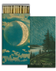 Decorative Matches – Moon & Meteoric Shower Celestial Matchbox for Candles & Home Décor